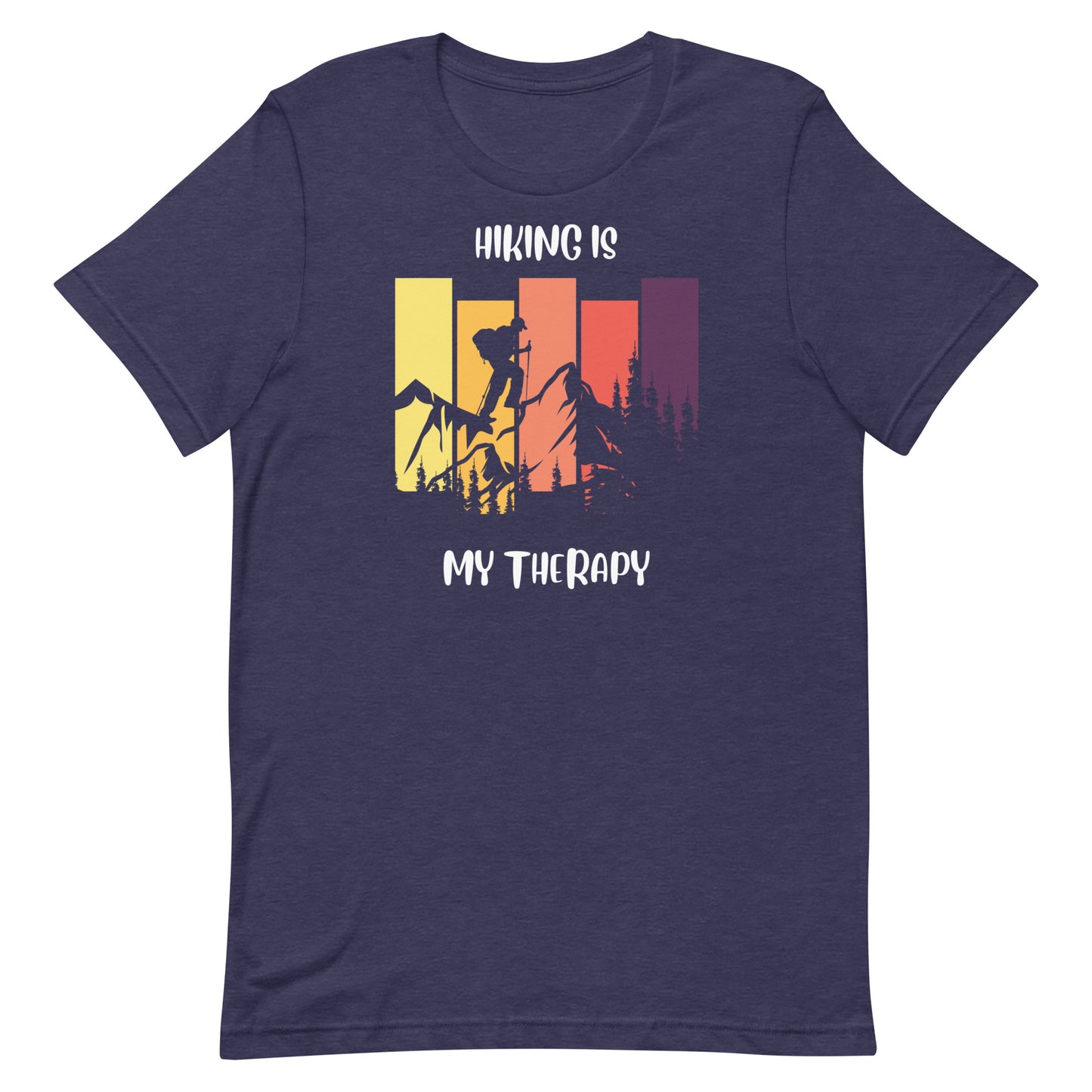 Hiking is my therapy - Unisex t-shirt
