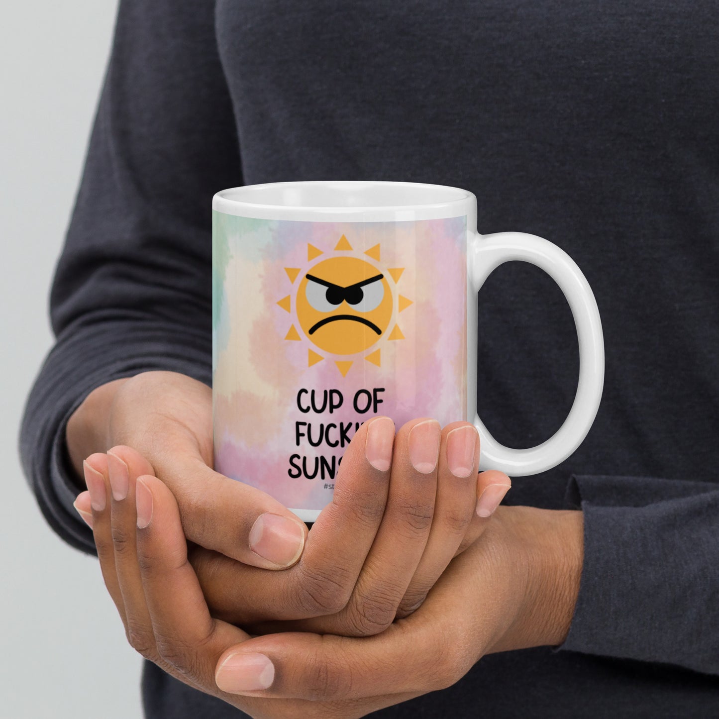 Cup of fucking sunshine - White glossy mug