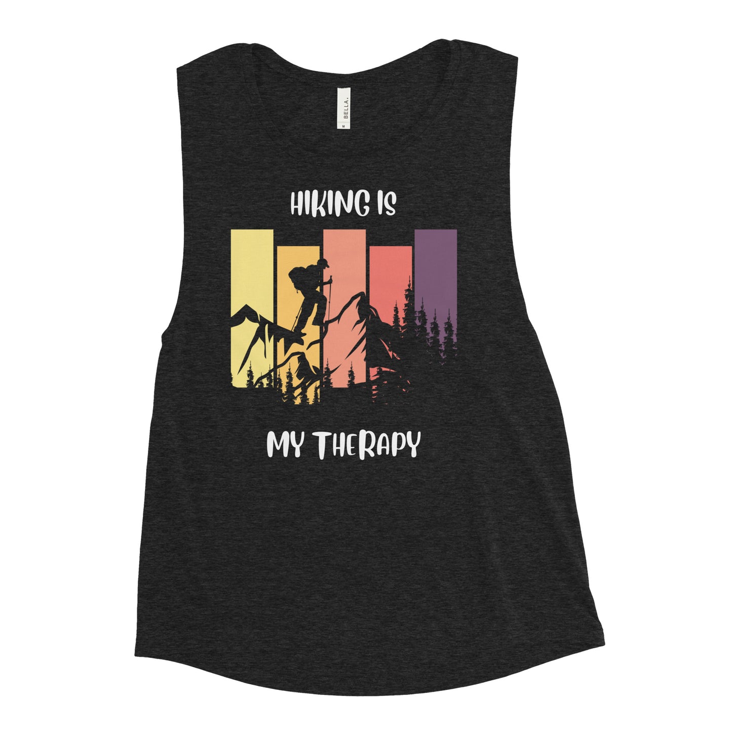 Hiking is my Therapy - Ladies’ Muscle Tank