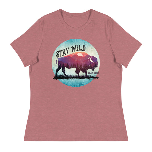 Stay Wild, Roam Free - Women's Relaxed T-Shirt